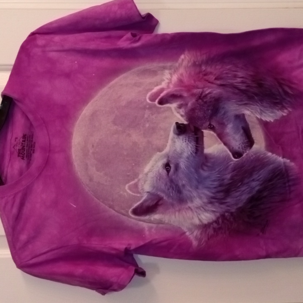 AniMall Wolves & Moon Tee Small - Picture 3 of 3